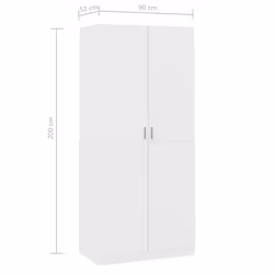 VidaXL 800630 armadio/guardaroba per camera da letto - Vista aggiuntiva 8
