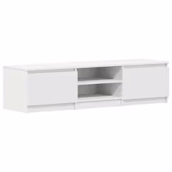 vidaXL Mobile Porta TV Bianco 140x40x35,5 cm in Legno Multistrato - Vista aggiuntiva 2