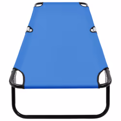 VidaXL 47754 sedia da esterno Salone Seduta imbottita Tessuto, Poliestere Blu - Vista aggiuntiva 5