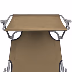 VidaXL 47773 sedia da esterno Salone Seduta imbottita Alluminio, Poliestere Grigio talpa - Vista aggiuntiva 6