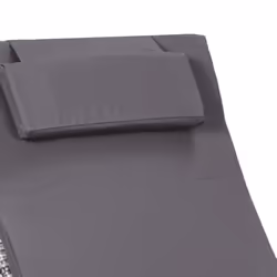 VidaXL 46540 sedia da esterno Salone Seduta imbottita Rattan sintetico, Acciaio Grigio - Vista aggiuntiva 8