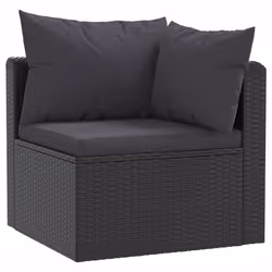 Set Divani da Giardino 2 pz con Cuscini in Polyrattan Nerocod mxl 94837 - Vista aggiuntiva 3