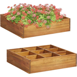 Vidaxl - Letto Rialzato da Giardino in Massello d'Acacia 60x60x15 cm