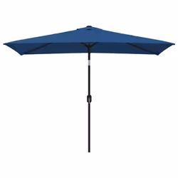 vidaXL Ombrellone da Esterni con Palo in Metallo 300x200cm Azzurro - Vista aggiuntiva 2