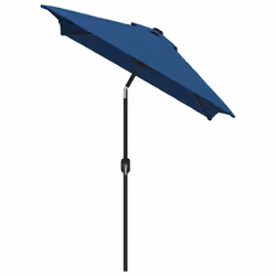 vidaXL Ombrellone da Esterni con Palo in Metallo 300x200cm Azzurro - Vista aggiuntiva 3