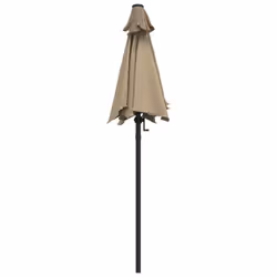 VidaXL 47207 ombrellone da cortile Esagono Grigio scuro, Grigio talpa - Vista aggiuntiva 4