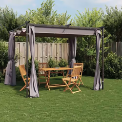 Questo gazebo offrirà un ottimo riparo per riunioni di famiglia, barbecue, picnic nel pomeriggio, campeggi e feste per comple ...
