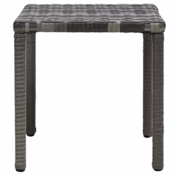 VidaXL 47747 sedia da esterno Salone Seduta imbottita Rattan sintetico, Acciaio Grigio - Vista aggiuntiva 8
