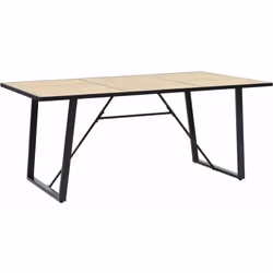 Questo tavolo da pranzo, progettato con linee pulite e moderne, costituisce una fantastica scelta per cucina, sala da pranzo  ...