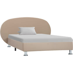 Letto adulto, Giroletto, Letto singolo Cappuccino in Similpelle 100x200 cm Vidaxl