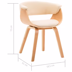 VidaXL 278730 sedia da ristorante e da sala da pranzo - Vista aggiuntiva 8