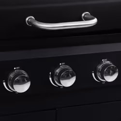 VidaXL 47388 barbecue per l'aperto e bistecchiera Kettle Carbone + gas naturale Nero, Acciaio inox 8400 W - Vista aggiuntiva 5