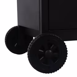 VidaXL 47388 barbecue per l'aperto e bistecchiera Kettle Carbone + gas naturale Nero, Acciaio inox 8400 W - Vista aggiuntiva 8
