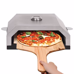 vidaXL Forno Pizza con Piastra Ceramica per Barbecue a Gas e Carbone - Vista aggiuntiva 3