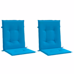 vidaXL Cuscini per Sedia 2 pz Blu 100x50x3 cm in Tessuto Oxford - Vista aggiuntiva 3