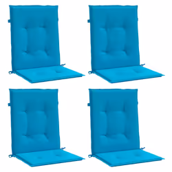 vidaXL Cuscini per Sedia 4 pz Blu 100x50x3 cm in Tessuto Oxford - Vista aggiuntiva 3