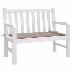 vidaXL Cuscino per Panca Tortora 100x50x4 cm in Tessuto Oxford - Vista aggiuntiva 3