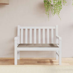Cuscino per Panca Tortora 120x50x3 cm in Tessuto Oxford Vidaxl 628141