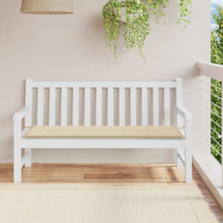 Cuscino per Panca, Comodo Cuscino per sgabello Beige 150x50x3 cm in Tessuto Oxford Vidaxl 7430