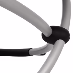 VidaXL 47775 sedia da esterno Salone Seduta imbottita Tessuto, Acciaio galvanizzato Nero, Marrone, Grigio talpa - Vista aggiuntiva 5