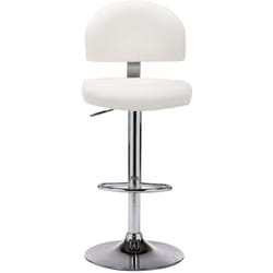Sgabello da Bar Bianco in Similpelle Vidaxl 597181