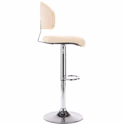 Questo sgabello da bar, dal design pulito e senza tempo, offre il massimo comfort di seduta. La sedia è rivestita in similpel ...