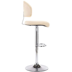 Sgabello da Bar Crema in Similpelle Vidaxl 333558