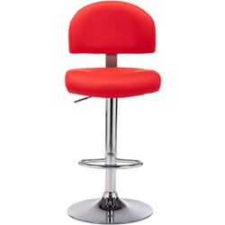 Vidaxl - Sgabello da Bar Rosso in Similpelle 624184