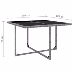 VidaXL 46375 set mobili da esterno - Vista aggiuntiva 8