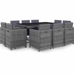 Il nostro set di mobili alla moda per esterni in rattan, sarà il punto focale del vostro giardino o patio! Questo set di mobi ...
