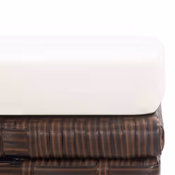 VidaXL 46417 sedia da esterno Terrazzo Seduta imbottita Rattan sintetico Marrone, Crema, Bianco - Vista aggiuntiva 5