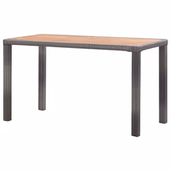 VidaXL 46451 tavolo da esterno Marrone, Antracite - Vista aggiuntiva 4