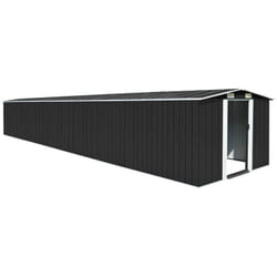 Vidaxl - Capanno da Giardino Antracite 257x779x181cm in Acciaio Zincato