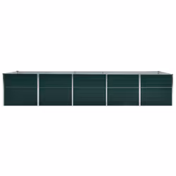 Letto Rialzato da Giardino in Acciaio Zincato 400x80x77cm Verdecod mxl 78964 - Vista aggiuntiva 3