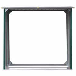 Capannone in Acciaio Zincato 172x91x154 cm Verdecod mxl 73073