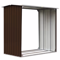 Capannone in Acciaio Zincato 172x91x154 cm Marronecod mxl 97316