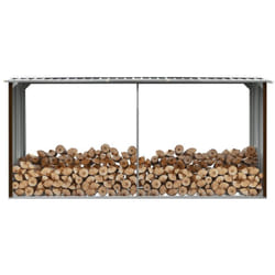 Capannone da Giardino in Acciaio Zincato 330x92x153cm Marrone vidaXL 2165