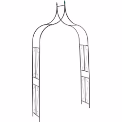 Questo arco da giardino offre un modo semplice e attraente per aggiungere un tocco elegante al giardino. È anche possibile ut ...