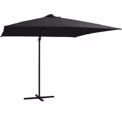Questo elegante ombrellone pensile è perfetto per creare un po' d'ombra e proteggervi dai dannosi raggi UV del sole. La foder ...