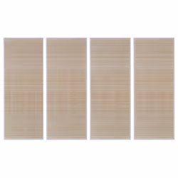 vidaXL Tappeti Rettangolari in Bambù Naturale 4 pz 120x180 cm - Vista aggiuntiva 2