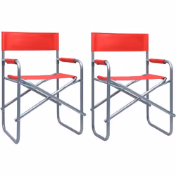Grazie a questa sedia da regista pieghevole dal design elegante avrete sempre un posto comodo dove sedervi in campeggio, in s ...