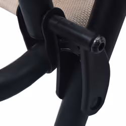 VidaXL 47925 sedia da esterno Terrazzo Acciaio, Tessile Grigio talpa - Vista aggiuntiva 7