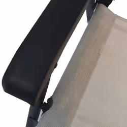 VidaXL 47925 sedia da esterno Terrazzo Acciaio, Tessile Grigio talpa - Vista aggiuntiva 8