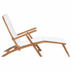 VidaXL 47408 sedia da esterno Terrazzo Seduta imbottita Teak