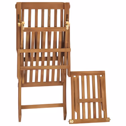 VidaXL 47408 sedia da esterno Terrazzo Seduta imbottita Teak - Vista aggiuntiva 6