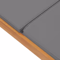 VidaXL 48023 sedia da esterno Salone Seduta imbottita Teak Grigio - Vista aggiuntiva 8