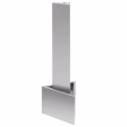 vidaXL Fontana da Giardino Argento 37,7x32,6x110 cm in Acciaio Inox - Vista aggiuntiva 3