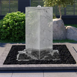 Vidaxl - Fontana da Giardino con Pompa in Acciaio Inox 76 cm Triangolare