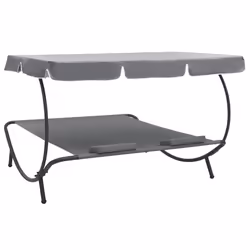VidaXL 48070 letto per esterni Grigio - Vista aggiuntiva 4