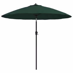 vidaXL Ombrellone da Esterni con Palo in Alluminio 270 cm Verde - Vista aggiuntiva 2
